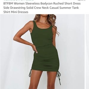 Army green dress